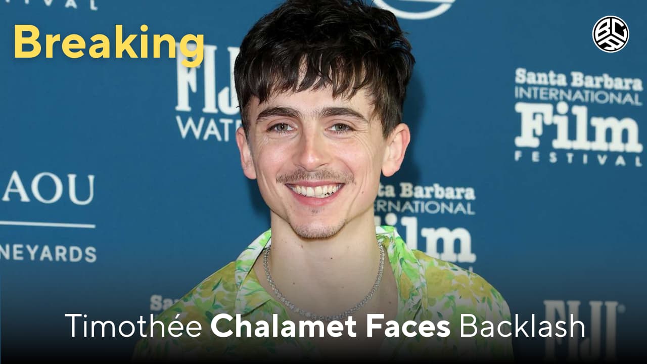 Timothée Chalamet Faces Backlash Online