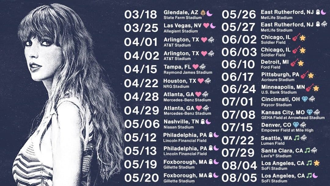 Taylor Swift announces massive new global stadium tour dates