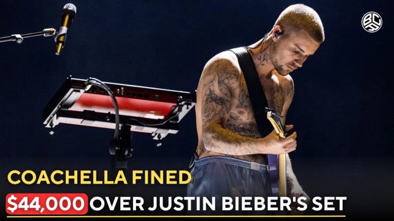 Coachella Fined $44,000 Over Justin Bieber's Set
