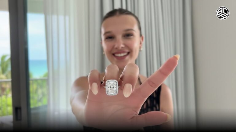 millie bobby brown engagement ring