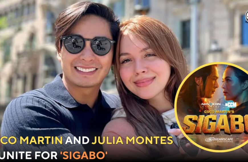 Coco Martin and Julia Montes Reunite for 'Sigabo'