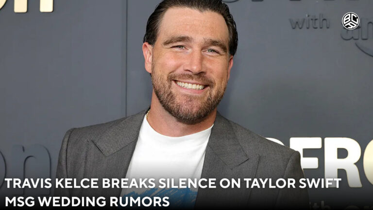 Travis Kelce Breaks Silence on Taylor Swift MSG Wedding Rumors